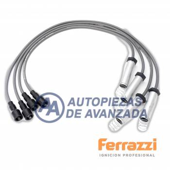 CABLE BUJIA FERRAZZI SILICONA SUPERIOR CHEVROLET OMEGA 2.2 MPFI 1995-1998 --- MAGNETI MARELLI CC2307MM / NGK SCG71