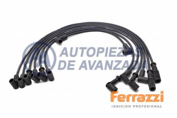 CABLE BUJIA FERRAZZI SILICONA SUPERIOR CHEVROLET BLAZER 4.3 V6 88-96 4300 --- MAGNETI MARELLI CC2001MM / NGK SCG86 / BOSCH F00099C576
