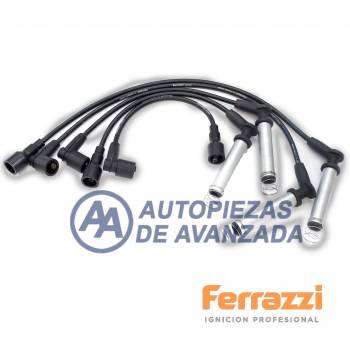 CABLE BUJIA FERRAZZI SILICONA CHEVROLET VECTRA 2.0 8V MPFI GLS / CD 1994 - 1996 --- MAGNETI MARELLI CC2003MM / NGK SCG69