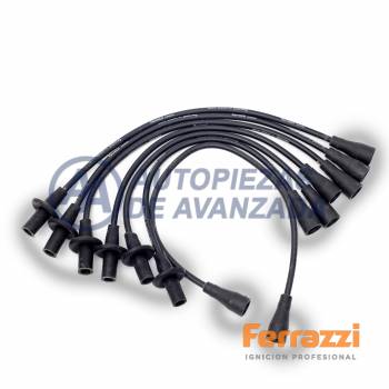 CABLE BUJIA FERRAZZI SILICONA DODGE POLARA / VALIANT 6 CILINDROS 64-78 3800