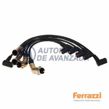 CABLE BUJIA FERRAZZI SILICONA VOLKSWAGEN GOL - SAVEIRO 1.6 GL (VARILLERO)