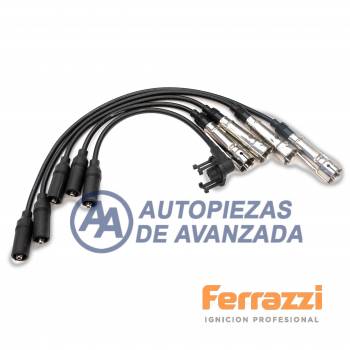 CABLE BUJIA FERRAZZI SILICONA FORD GALAXY 2.0 INYECCION (BOBINA SECA) 1993 AUDI --- MAGNETI MARELLI CC2036MM / NGK STV16 / BOSCH F00099C545