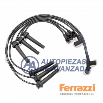 CABLE BUJIA FERRAZZI SILICONA FORD MONDEO 2.5 V6 24V MK3 2001 - 2006 V6 DURATEC --- MAGNETI MARELLI CC2048MM