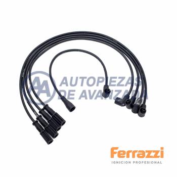 CABLE BUJIA FERRAZZI SILICONA FORD SIERRA 2.3 COUPE XR4 84-87 2.3L --- MAGNETI MARELLI CC2049MM / NGK SCF05 / BOSCH F00099C515