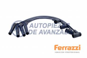 CABLE BUJIA FERRAZZI SILICONA FORD FIESTA KA ECOSPORT --- MAGNETI MARELLI CC2059MM / NGK SCF02 / BOSCH F00099C076 / GENOUD 12103