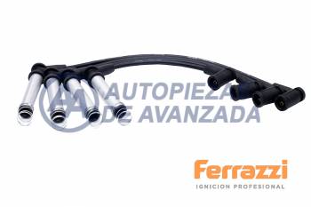 CABLE BUJIA FERRAZZI SILICONA FORD ECOSPORT 1.6 1.6 CAPUCHON ALUMINIO --- NGK SCF30 / DELPHI XS10637 / MAGNETI MARELLI CC2310MM / BOSCH F00099C121