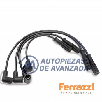 CABLE BUJIA FERRAZZI SILICONA FIAT TEMPRA 2.0 8V SPI 1994 --- MAGNETI MARELLI CC2078MM / NGK SCT48