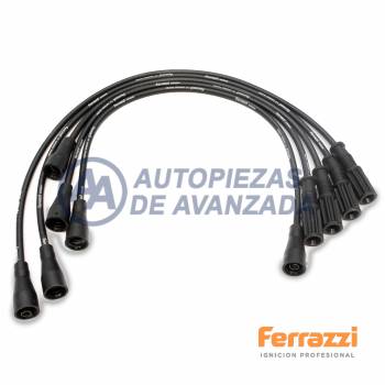 CABLE BUJIA FERRAZZI SILICONA FIAT REGATTA 100 1.6 - 1985-1987 / MOTOR 149A2 038 --- MAGNETI MARELLI CC2070MM