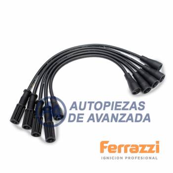 CABLE BUJIA FERRAZZI SILICONA RENAULT IKA JEEP 2.5 (4 CILINDROS) 56-78 4L 151 --- GENOUD 10005