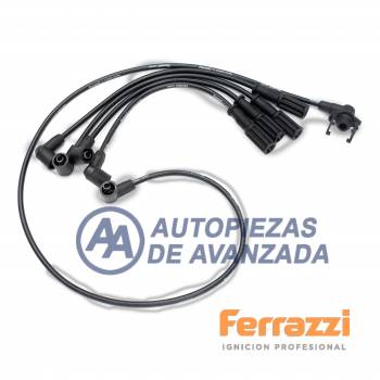 CABLE BUJIA FERRAZZI SILICONA RENAULT  BOBINA SECA 110CM --- MAGNETI MARELLI CC2311MM / BOSCH F00099C568 / GENOUD 10040