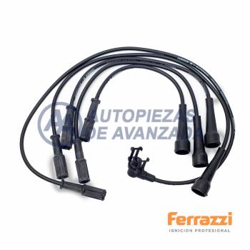 CABLE BUJIA FERRAZZI SILICONA RENAULT LAGUNA 2.0 8V - 1995-1999 F3R --- MAGNETI MARELLI CC2104MM