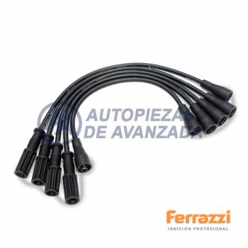 CABLE BUJIA FERRAZZI SILICONA RENAULT IKA JEEP 2.5 (4 CILINDROS) - 1956-1978 4L 151 --- GENOUD 10005