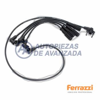 CABLE BUJIA FERRAZZI SILICONA RENAULT 9 1.4 - 1.6 RN-RL / 19 1.6 8V --- MAGNETI MARELLI CC2311MM / BOSCH F00099C568 / GENOUD 10040