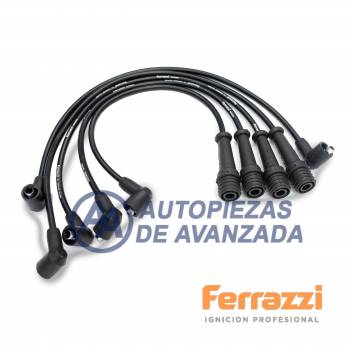 CABLE BUJIA FERRAZZI SILICONA PEUGEOT 505 2.2 SRI 1991 - 1995 RENAULT ZDJL --- MAGNETI MARELLI CC2128MM / BOSCH F00099C572