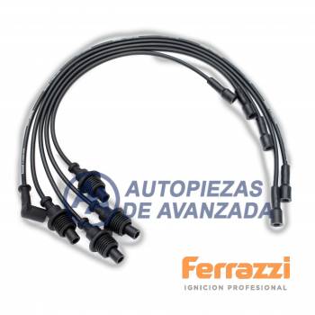 CABLE BUJIA FERRAZZI SILICONA PEUGEOT 205 1.9 8V GTI / CTI 1992 - 1997 XU9 --- MAGNETI MARELLI CC2131MM