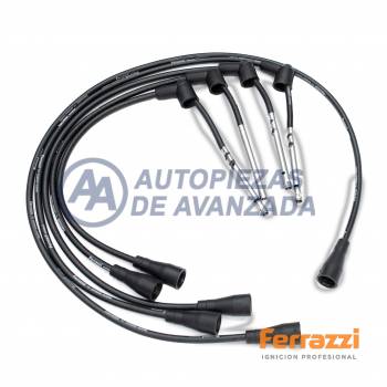 CABLE BUJIA FERRAZZI SILICONA PEUGEOT 505 2.2 8V GAMMA - 1986-1992 - XN6 --- MAGNETI MARELLI CC2121MM