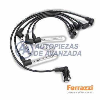 CABLE BUJIA FERRAZZI SILICONA PEUGEOT 505 2.0 GR / SR (CARBURADO) - 1982-1985 - XN1 --- MAGNETI MARELLI CC2316MM / BOSCH F00099C571