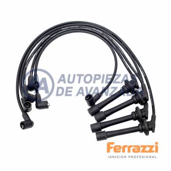 CABLE BUJIA FERRAZZI SILICONA DAIHATSU FEROZA 1.6 16V 1989 - 1999 HDC / HDE --- MAGNETI MARELLI CC2150MM
