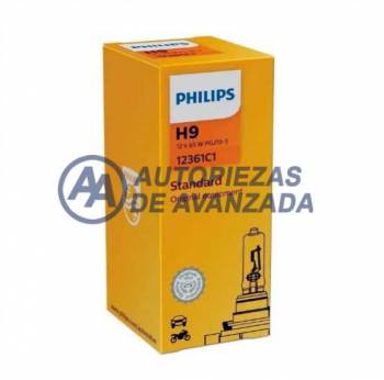 LAMPARA HALOGENA PHILIPS STANDARD H9 12361 12V 65W (PRECIO POR UNIDAD / CAJA UNIDAD) --- OEM 47584830