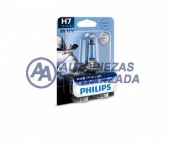 LAMPARA HALOGENA PHILIPS BLUEVISION H7 12972 BV+ 12V 55W BLUEVISION (PRECIO POR UNIDAD / BLISTER UNIDAD) --- OEM 82145430
