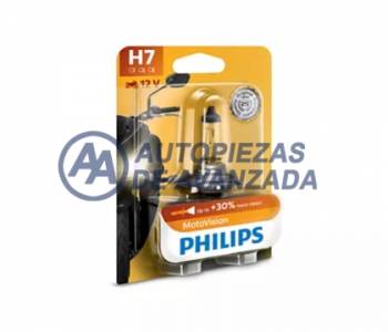 LAMPARA HALOGENA PHILIPS MOTOVISION H7 12972 MV 12V 55W MOTOVISION (PRECIO BLISTER UNIDAD) - - 37540430 --- OEM 37540430