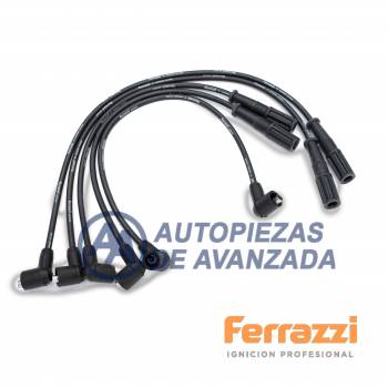 CABLE BUJIA FERRAZZI SILICONA MAZDA 323 1.6 16V 1989 - 1994 B6 --- MAGNETI MARELLI CC2163MM