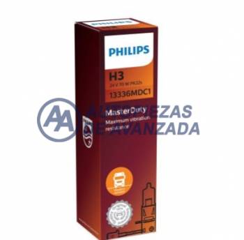 LAMPARA HALOGENA PHILIPS STANDARD H3 13336 MD 24V 70W PK22S (PRECIO CAJA UNIDAD) --- OEM 77460660