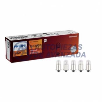 LAMPARA HALOGENA PHILIPS STANDARD T4W 13929 24V (PRECIO UNIDAD CAJA 10 UNIDADES) --- OEM 21985573