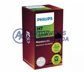 LAMPARA HALOGENA PHILIPS MASTERLIFE H7 13972 ML 24V 70W MASTERLIFE (PRECIO CAJA UNIDAD) --- OEM 82573530