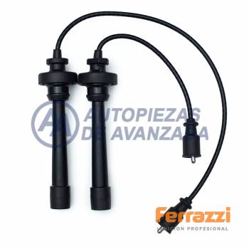 CABLE BUJIA FERRAZZI SILICONA MITSUBISHI COLT 1.6 16V 1997 - 2001 4G92 (NEW) --- MAGNETI MARELLI CC2185MM