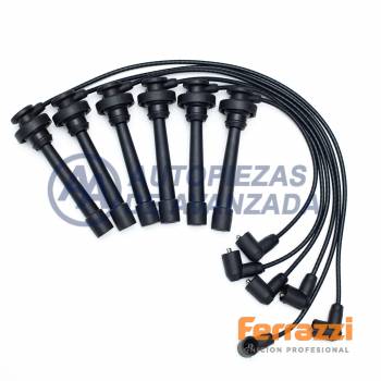 CABLE BUJIA FERRAZZI SILICONA MITSUBISHI NATIVA 3.0 V6 98-02 6G72