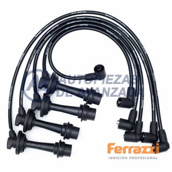 CABLE BUJIA FERRAZZI SILICONA SUZUKI SWIFT 1.3 16V GTI 1989-1994 G13B (DOHC) --- MAGNETI MARELLI CC2198MM