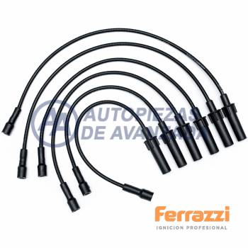 CABLE BUJIA FERRAZZI SILICONA DODGE GRAN CARAVAN 3.3 V6 --- NGK SCC12