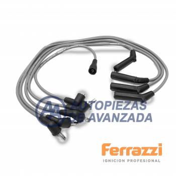 CABLE BUJIA FERRAZZI SILICONA HYUNDAI PONY 1.2 / 1.4 82-85 4G11 / 4G12