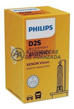 LAMPARA XENON PHILIPS D2S 85122 85V 35W P32D-2 (PRECIO MPXL) (PRECIO CAJA UNIDAD) --- OEM 36477433