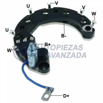 PLACA M. MARELLI GAUSS FIAT PUNTO PALIO TEMPRA TIPO LAND ROVER 820 2.0 DIESEL --- MAGNETI MARELLI 54209382 63320303 54209741 00084574 WAI IXR542 / NOSSO PRM209741
