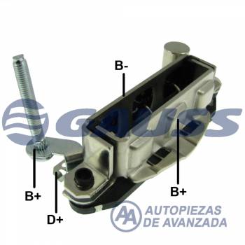PLACA MITSUBISHI GAUSS MAZDA MITSUBISHI FD WITH MOTORS S6E S4E S4S DIESEL 1985->2007 MITSUBISHI CANTER FB 1984->1989 --- MITSUBISHI A860T08770 WAI IMR8545