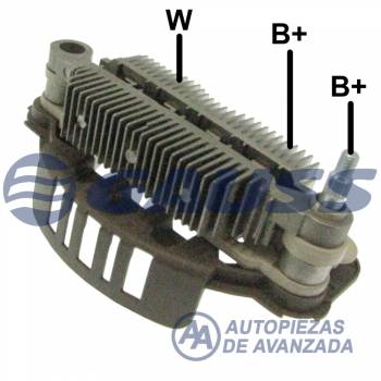 PLACA MITSUBISHI GAUSS CITROEN PEUGEOT BERLINGO 1.6 2008 C4 206 207 307 1.4 16V / 307 407 C5 2.0 16V 2003 - - TRANSPO IMR10052 NOSSO PRMIX78370 ALT. MITSUBISHI 9640088080 A003TB2691 A860T13270 A860T17570 A860T17970 A860T24270 / CJ REGULADOR GA426