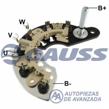 PLACA DELCO GAUSS TRACTORES CATERPILLAR CUMMINS CASE NEW HOLLAND --- DELCO 10510456 / ALT DELCO 8600016 8600017 8600388