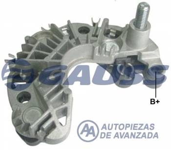 PLACA VALEO GAUSS HYUNDAI TUCSON SPORTAGE CERATO 90A 2004--> --- ALT VALEO TG9S018 2655023 2455023 2655474 HYUNDAI 37300 22650