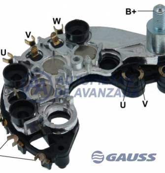 PLACA VALEO GAUSS VW POLO POLO SEDAN 1.0L 16V 1.6L C/AR FOX 1.0L 16V C/AR C/DH --- VALEO 593482 PRV593482 ALT VALEO 439445 SG9B024 / TG9S129