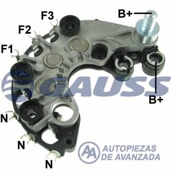 PLACA VALEO GAUSS GM CORSA AGILE MONTANA MERIVA S/AR 1.4 Y 1.8 --- GM 94700046 94700045 ALT VALEO 2605231 SG9B114 2605232 SG9B115