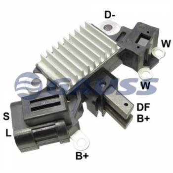 REGULADOR HITACHI GAUSS NISSAN C/ ALTERNADOR HITACHI 12V SAMSUNG IZUSU RODEO 3.2 1998->2000 SUBARU LEGACY --- NOSSO RNH190744 - ALT HITACHI LR190-744 ISUZU 89720-43320 29027-68300