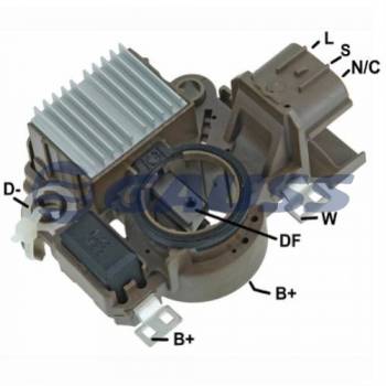 REGULADOR MITSUBISHI GAUSS NISSAN SENTRA 1.6 TIDA 1.6 FRONTIER 2008-2012 PATHFINDER 2.5 DCI --- ALT MITSUBISHI A2TG1081ZT A003TG2681 NISSAN 23100EL010 23100EB310 23100EB71A / NOSSO RNMI1081ZT