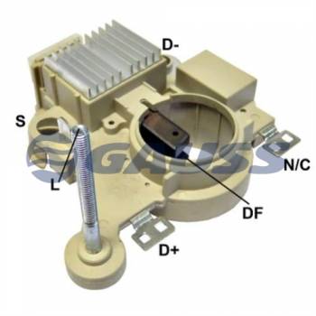 REGULADOR MITSUBISHI GAUSS SCANIA HEAVY DUTY - EUROPE MEDIUM/HEAVY TRUCK 114 SERIES DC11 1996>2004 - - NOSSO RNMITR0091 COD. ALT. MITSUBISHI A4TR5188 A4TR5191 A4TR5191 A4TR5191ZT SCANIA 1516176 1525447