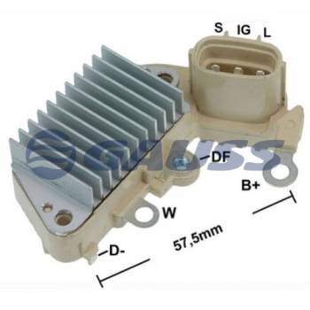 REGULADOR DENSO GAUSS TOYOTA AUTOELEVADORES --- NIPPONDENSO 1260001630 1260003480 WAI IN257 NOSSO RNN001630