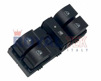 TECLA ALZACRISTALES ROYALTEK FIAT PALIO / SIENA / IDEA -- BASTIDOR COMPLETO - RETROILUMINACION COLOR NARANJA --- OEM 735442332