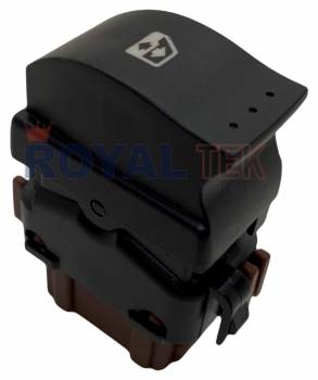TECLA ALZACRISTALES ROYALTEK RENAULT -- LADO DERECHO / SIMPLE - RETROILUMINACION COLOR NARANJA --- OEM 8200057321