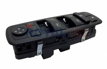 TECLA ALZACRISTALES ROYALTEK  JOURNEY -- 12 PINES / BASTIDOR COMPLETO - RETROILUMINACION COLOR NARANJA --- OEM 68039999AC