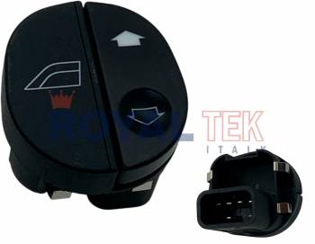 TECLA ALZACRISTALES ROYALTEK FORD FIESTA FUSION KA PUMA STREET KA TOURNEO CONNECT TRANSIT CONNECT  - RETROILUMINACION COLOR AZUL --- OEM 1107243 1006292 96FG1459AC 96FG14529AD 1E0166350 8A0166350C